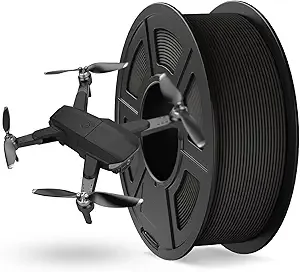 JAYO JAYO Rapid Matte PETG Filament Black 1.1KG, High Speed 30-/s 3D Printer Filament, High Toughness & Impact Resistance, 1.1kg Spool(2.4lbs)