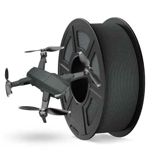 JAYO JAYO Rapid Matte PETG Filament Gray 1.1KG, High Speed 30-/s 3D Printer Filament, High Toughness & Impact Resistance, 1.1kg Spool(2.4lbs)