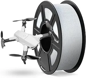 JAYO JAYO Rapid Matte PETG Filament White 1.1KG, High Speed 30-/s 3D Printer Filament, High Toughness & Impact Resistance, 1.1kg Spool(2.4lbs)