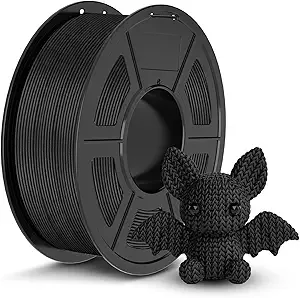 JAYO JAYO PLA 3D Printer Filament Black, PLA Filament, 1.1KG Spool, Dimensional Accuracy +/-, Fit Most FDM Printer