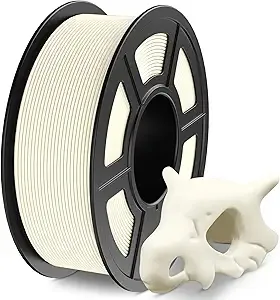 JAYO JAYO Matte PLA 3D Printer Filament Bone White, Matte Surface Conceals Layer Lines Filament, 1.1kg (2.42 lbs) Spool, Accuracy +/-, Fit Most FDM Printers