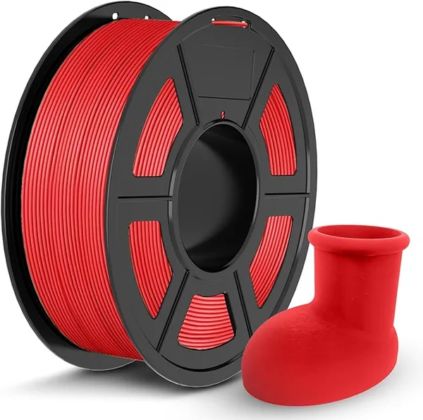 JAYO JAYO PLA 3D Printer Filament Red, PLA Filament, 1.1KG Spool, Dimensional Accuracy +/-, Fit Most FDM Printer