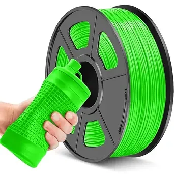 JAYO JAYO TPU Filament Green 1KG, Flexible 3D Printer Filament with Shore Hardness 95A, Strong Elasticity, Abrasion Resistance, Low Warping, Compatible with Most FDM 3D Printers