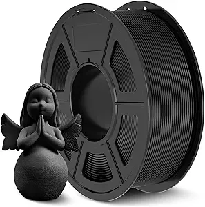JAYO JAYO ABS Filament 1kg Black, Strong & Durable 3D Printer Filament, Hot Deformation 90, Perfect for Functional Prototypes & Mechanical Parts, 2.2lbs Spool Accuracy +/-