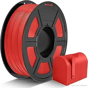 JAYO JAYO ASA Filament Red 1KG, UV & Weather Resistant 3D Printer Filament Perfect for Outdoor Functional Parts, Dimensional Accuracy +/-, 1kg Spool (2.2lbs)