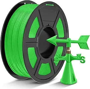 JAYO JAYO ASA Filament Green 1KG, UV & Weather Resistant 3D Printer Filament Perfect for Outdoor Functional Parts, Dimensional Accuracy +/-, 1kg Spool (2.2lbs)