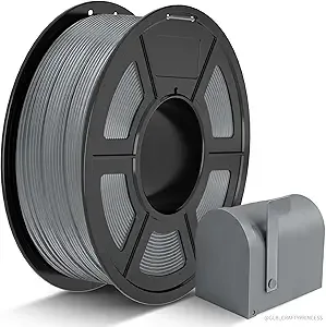 JAYO JAYO ASA Filament Grey 1KG, UV & Weather Resistant 3D Printer Filament Perfect for Outdoor Functional Parts, Dimensional Accuracy +/-, 1kg Spool (2.2lbs)