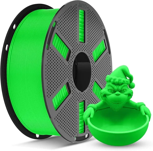 JAYO JAYO Green PLA 3D Printer Filament 1.1kg Reusable Spool
