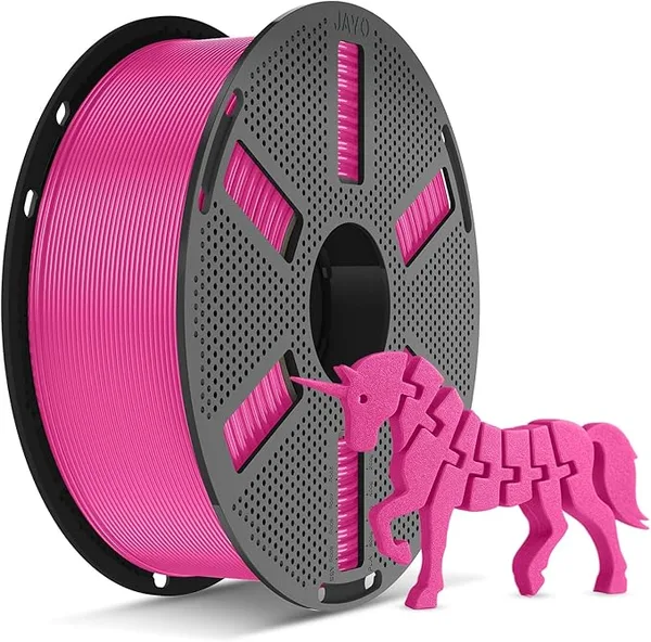 JAYO JAYO Magenta PLA 3D Printer Filament 1.1kg Reusable Spool