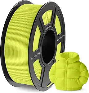 JAYO JAYO Matte PLA 3D Printer Filament Light Yellow, Matte Surface Conceals Layer Lines, 1.1kg (2.42 lbs) Spool, Accuracy +/-, Fit Most FDM Printers