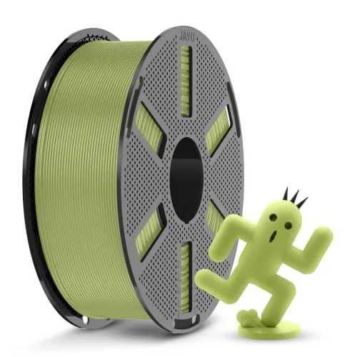 JAYO JAYO PLA 3D Printer Filament, 1.1kg Reusable Spool, Moss Green