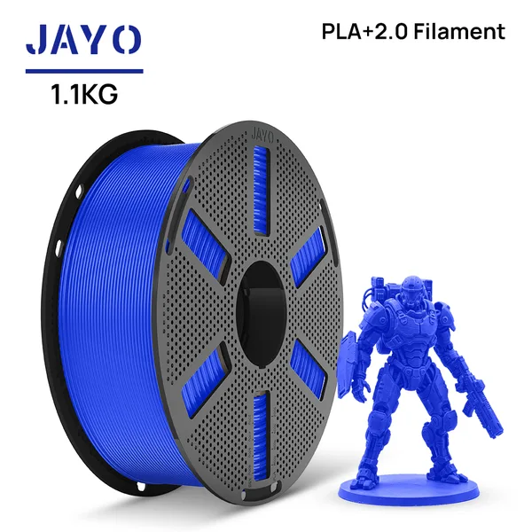 JAYO [Reusable Spool]JAYO 1.1KG PLA+ 2.0 3D Printer Filament High Strengt +/-