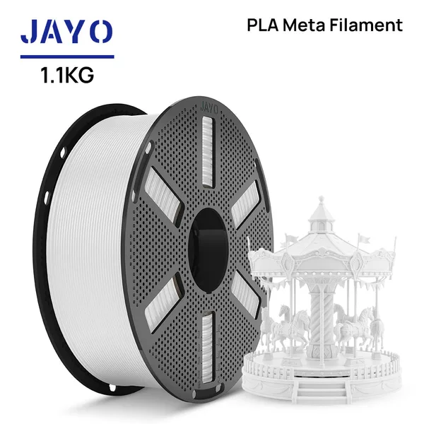 JAYO [Reusable Spool]JAYO 1.1KG PLA META  3D Printer Filament