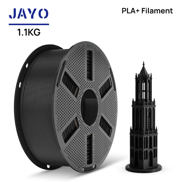 JAYO [Reusable Spool]JAYO 1.1KG PLA+ Reusable Spool 3D Printer Filament High Strength +/-