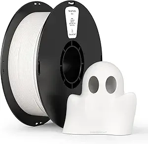 Kexcelled kexcelled PETG Filament,White PETG 3D Printer Filament 1kg Spool (2.2lbs), Upgrade Stronger Toughness Printing Consumables, Dimensional Accuracy +/-,Fit Most FDM Printer