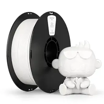 Kexcelled kexcelled PLA Filament,White PLA 3D Printer Filament 1kg Spool (2.2lbs),3D Printing Filament Dimensional Accuracy +/-,Compatible with Most FDM Printers