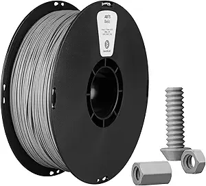 Kexcelled Kexcelled ABS Filament Gray, 3D Printer Filament ABS 1kg Spool (2.2lbs), Excellent Comprehensive Performance +/-,Fit Most FDM Printer