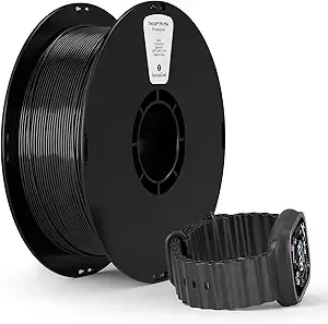 Kexcelled kexcelled High Speed TPU Filament, Black TPU 95A HF Flexible Soft 3D Printer Filament,1 kg Spool (2.2lbs), Excellent Elasticity,Fit Most 3D FDM Printers