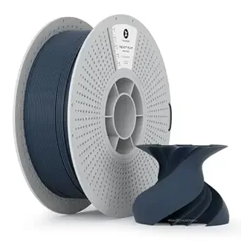 Kexcelled kexcelled Matte PLA Filament，Matte Navy Blue PLA 3D Printer Filament 1kg Reusable Spool (2.2lbs) with +/- Accuracy,Upgraded Tangle-Free Winding, Midnight Blue