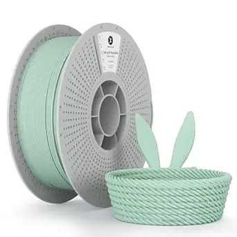 Kexcelled kexcelled Matte PLA Filament，Matte Mint Green PLA 3D Printer Filament 1kg Reusable Spool (2.2lbs) with +/- Accuracy,Upgraded Tangle-Free Winding