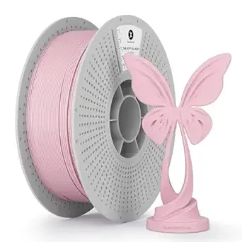 Kexcelled kexcelled Matte PLA Filament，Matte Coral Pink PLA 3D Printer Filament 1kg Spool (2.2lbs) with +/- Accuracy,Upgraded Tangle-Free Winding for Most FDM Printers