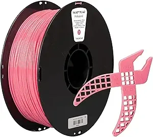 Kexcelled kexcelled TPU 64D Filament Light Pink, High Speed Elastic and Flexible 3D Printing Filament Rigid Hard TPU for AMS,Durable and wear-Resistant,1 kg Spool (2.2lbs)