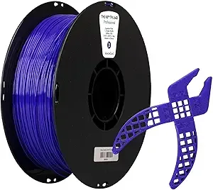 Kexcelled kexcelled TPU 64D Filament Dark Blue, High Speed Elastic and Flexible 3D Printing Filament Rigid Hard TPU for AMS,Durable and wear-Resistant,1 kg Spool (2.2lbs)