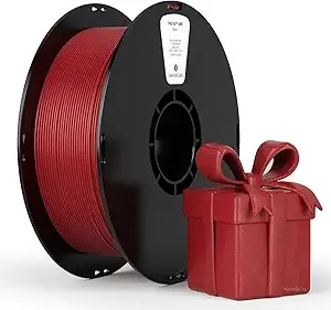 Kexcelled Kexcelled ABS Filament, Fire Engine Red Ruby Burgundy Red ABS 3D Printer Filament 1kg Spool (2.2lbs), Excellent Comprehensive Performance +/-,for Valentines Day Christmas