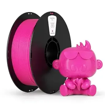 Kexcelled kexcelled PLA Filament, Magenta PLA 3D Printer Filament 1kg Spool (2.2lbs), 3D Printing Filament Dimensional Accuracy +/-,Compatible with Most FDM Printers (Hot Pink)
