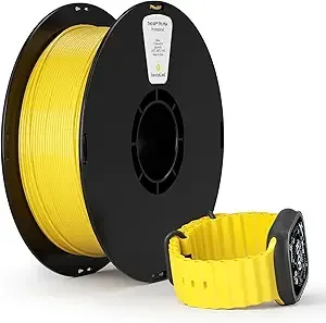 Kexcelled kexcelled High Speed TPU Filament,Yellow TPU 95A HF Flexible Soft 3D Printer Filament,1 kg Spool (2.2lbs), Excellent Elasticity,Fit Most 3D FDM Printers