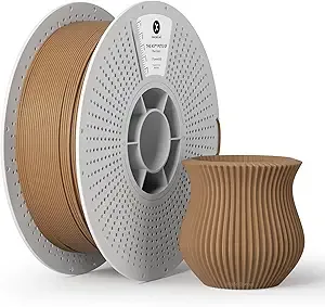 Kexcelled kexcelled Glass Fiber PETG GF Filament Brown, High Stiffness, Durability, Weather Resistant, Matte PETG-GF 3D Printing Material 1KG, Fit FDM 3D Printers