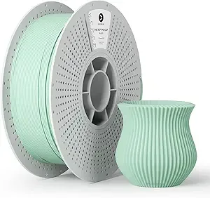 Kexcelled kexcelled Glass Fiber PETG GF Filament Light Turquoise,High Stiffness, Durability, Weather Resistant, Matte PETG-GF 3D Printing Material 1KG, Mint Green