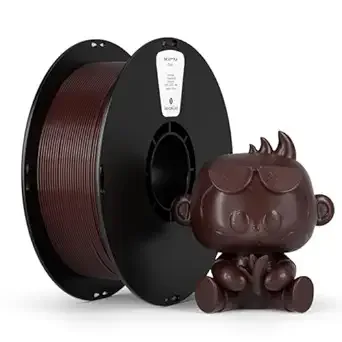 Kexcelled kexcelled PLA Filament,Chocolate Brown PLA 3D Printer Filament 1kg Spool (2.2lbs),3D Printing Filament Dimensional Accuracy +/-,Compatible with Most FDM Printers