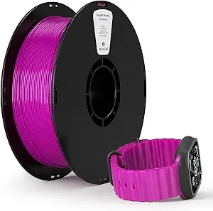Kexcelled kexcelled High Speed TPU Filament,Purple TPU 95A HF Flexible Soft 3D Printer Filament,1 kg Spool (2.2lbs), Excellent Elasticity,Fit Most 3D FDM Printers