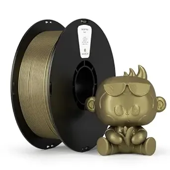 Kexcelled kexcelled PLA Filament,Antique Gold PLA 3D Printer Filament 1kg Spool (2.2lbs),3D Printing Filament Dimensional Accuracy +/-,Compatible with Most FDM Printers,Bronze