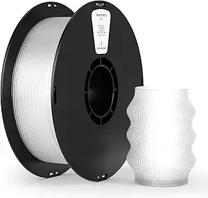 Kexcelled kexcelled PETG Filament,Translucent White PETG 3D Printer Filament 1kg Spool (2.2lbs), Transparent Printing Materials, Dimensional Accuracy +/-,Fit Most FDM Printer,Clear