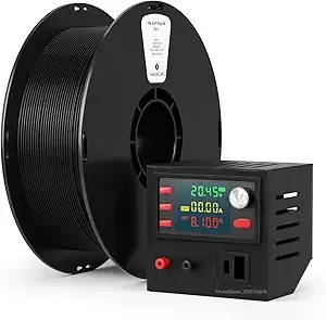 Kexcelled kexcelled Flame Retardant PLA Filament,Black FR PLA 3D Printer Filament,UL94-V0 Grade Halogen-Free Fire Retardant Material,Dimensional Accuracy +/-,1kg Spool (2.2lbs)