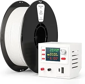 Kexcelled kexcelled Flame Retardant PLA Filament,White FR PLA 3D Printer Filament,UL94-V0 Grade Halogen-Free Fire Retardant Material,Dimensional Accuracy +/-,1kg Spool (2.2lbs)
