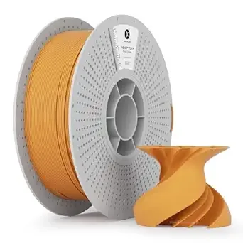 Kexcelled kexcelled Matte PLA Filament，Matte Pastel Orange PLA 3D Printer Filament 1kg Reusable Spool (2.2lbs) with +/- Accuracy,Upgraded Tangle-Free Winding for Most FDM Printers
