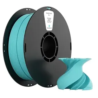 Kexcelled kexcelled Matte PLA Filament，Matte Turquoise Teal Green Aqua Blue PLA 3D Printer Filament 1kg Reusable Spool (2.2lbs) with +/- Accuracy, Upgraded Tangle-Free Winding