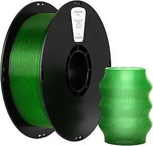 Kexcelled kexcelled PETG Filament,Transparent Green PETG 3D Printer Filament 1kg Spool (2.2lbs), Upgrade Stronger Toughness Printing Consumables, +/-,for Halloween, Christmas & Creative Projects