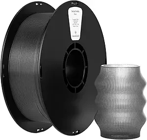 Kexcelled kexcelled PETG Filament,Transparent Black PETG 3D Printer Filament 1kg Spool (2.2lbs), Upgrade Stronger Toughness Printing Consumables, +/-,Fit Most FDM Printer