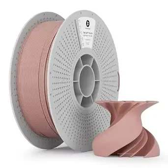 Kexcelled kexcelled Matte PLA Filament，Matte Light Terracotta PLA 3D Printer Filament 1kg Reusable Spool (2.2lbs) with +/- Accuracy, Upgraded Tangle-Free Winding for Most FDM Printers