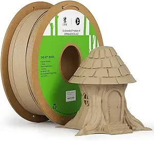 Kexcelled kexcelled Real Wood PLA Filament, Real Natural Wood Fiber PLA 3D Printer Filament, High Speed Printing, Dimensional Accuracy +/-, 1 kg Spool (2.2 lbs)
