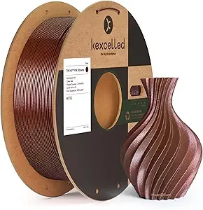 Kexcelled kexcelled Chameleon PLA Filament Aurora Red,Galaxy Glitter PLA 3D Printer Filament 1kg(2.2lbs), Changing Colors with Light and Angles,for Valentines Day, Christmas