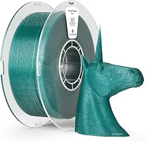 Kexcelled kexcelled Glitter PLA Filament Teal,Galaxy PLA 3D Printer Filament 1kg(2.2lbs),Sparkle Twinkling Surface Dimensional Accuracy +/-,Fit Most FDM Printer,Light Blue