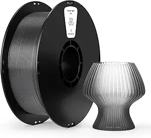 Kexcelled kexcelled ABS Filament Transparent Black,ABS 3D Printer Filament Translucent 1kg,High Heat Resistance, Dimensional Accuracy +/-, Fit Most FDM Printer
