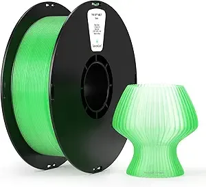 Kexcelled kexcelled ABS Filament Transparent Green,ABS 3D Printer Filament Translucent 1kg,High Heat Resistance, Dimensional Accuracy +/-, Clear Green