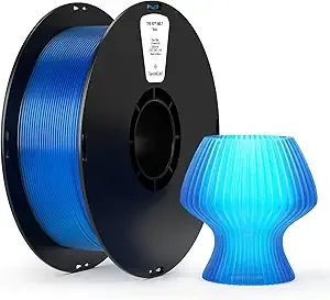 Kexcelled kexcelled ABS Filament Transparent Blue,ABS 3D Printer Filament Translucent 1kg,High Heat Resistance, Dimensional Accuracy +/-,for Halloween, Christmas & Creative Projects