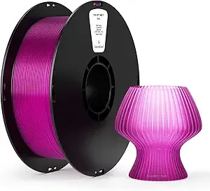 Kexcelled kexcelled ABS Filament Transparent Purple,ABS 3D Printer Filament Translucent 1kg,High Heat Resistance, Dimensional Accuracy +/-, Fit Most FDM Printer